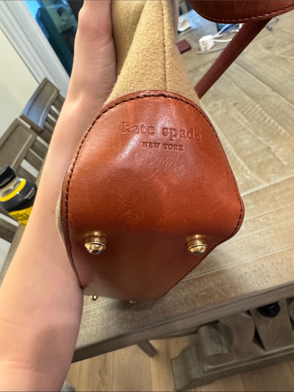 Kate Spade Washington Square Mega Sam Beige Wool Bag
Purse - Picture 4 of 13